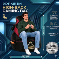 Thumbnail for Gaming Bean Bag Chair with Side Pocket - Adult Size