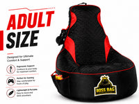 Thumbnail for Gaming Bean Bag Chair with Side Pocket - Adult Size
