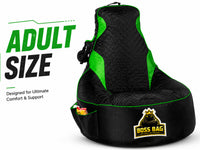 Thumbnail for Gaming Bean Bag Chair with Side Pocket - Adult Size