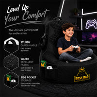 Thumbnail for Gaming Bean Bag Chair with Side Pocket - Child Size