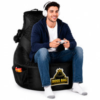 Thumbnail for Gaming Bean Bag Chair with Side Pocket - Adult Size
