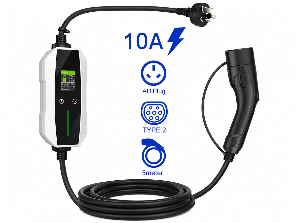 Zapt Type 2 EV Charger (10A, 2.4kW)