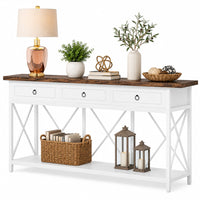 Thumbnail for 180cm Console Table Hall way Entry Table with 3 Drawers