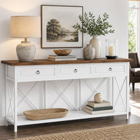 Thumbnail for 180cm Console Table Hall way Entry Table with 3 Drawers