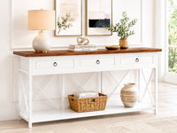 Thumbnail for 180cm Console Table Hall way Entry Table with 3 Drawers
