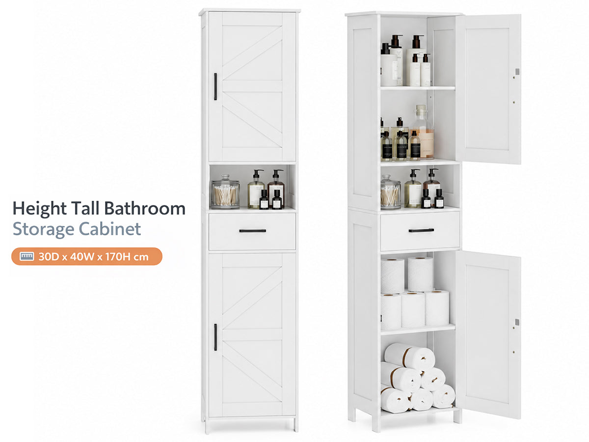 Ziva Bathroom Storage Cabinet
