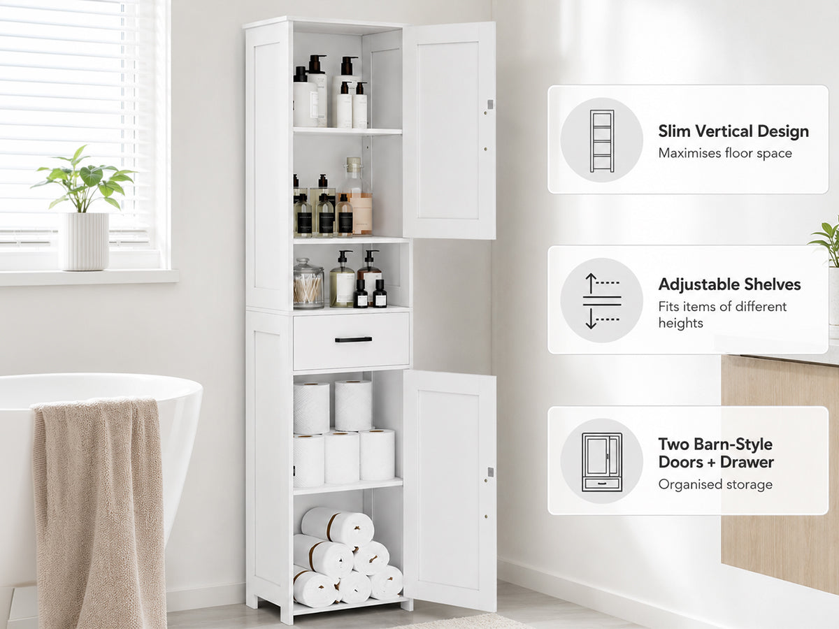 Ziva Bathroom Storage Cabinet