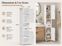 Thumbnail for Ziva Bathroom Storage Cabinet