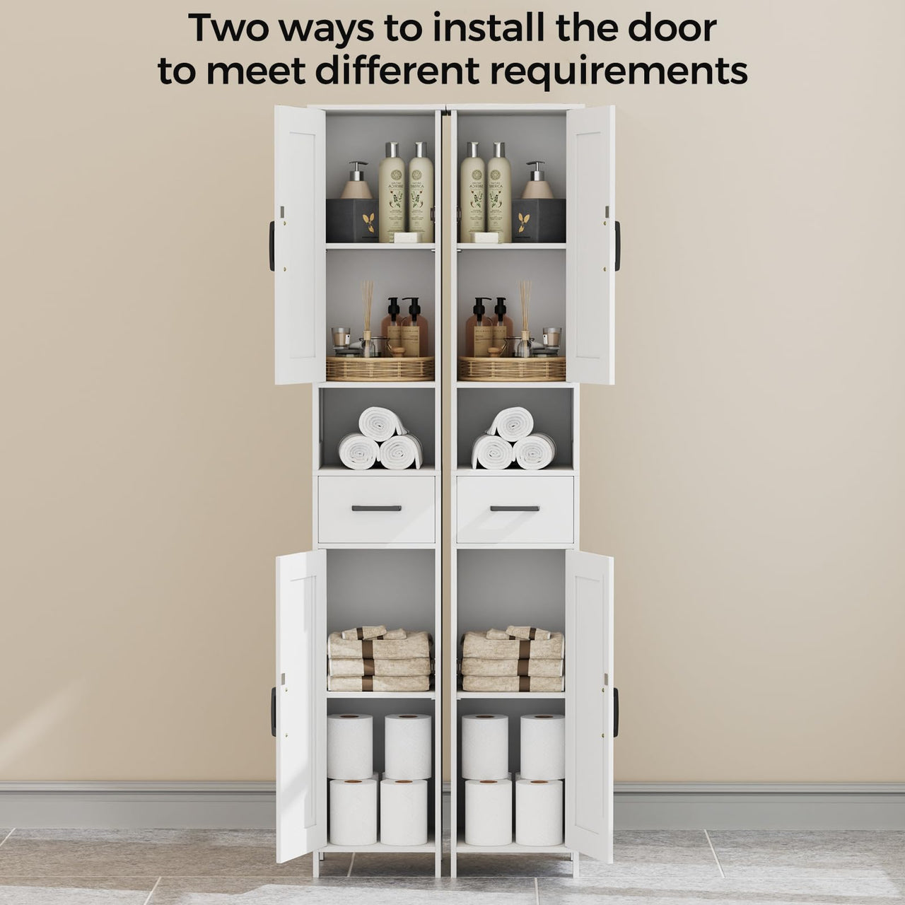 Ziva Bathroom Storage Cabinet