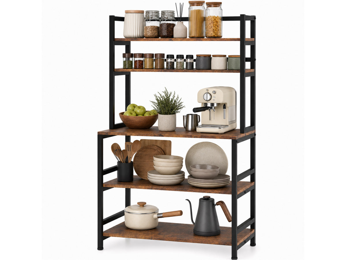 Ziva Kitchen Storage Baker's Rack - 5 Tier