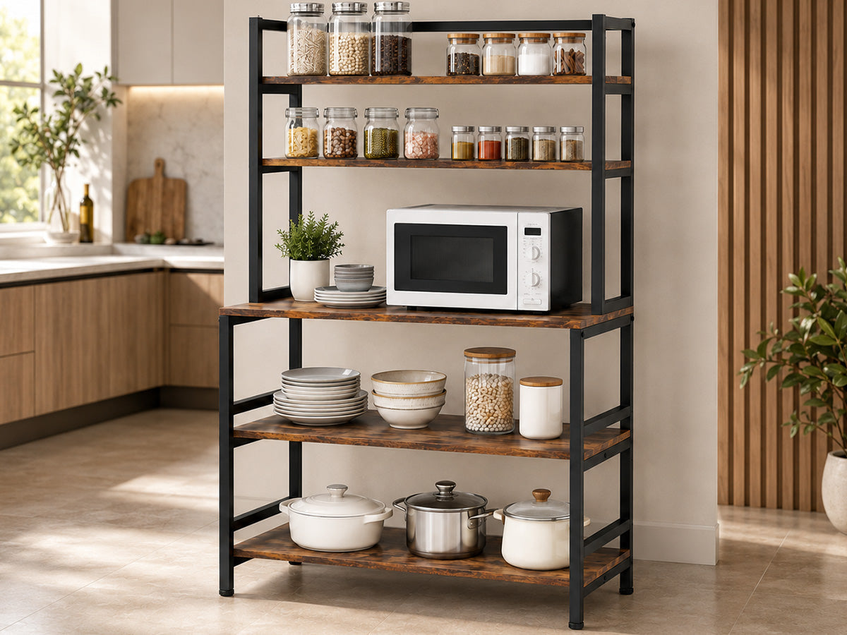 Ziva Kitchen Storage Baker's Rack - 5 Tier