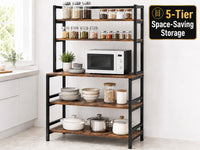 Thumbnail for Ziva Kitchen Storage Baker's Rack - 5 Tier