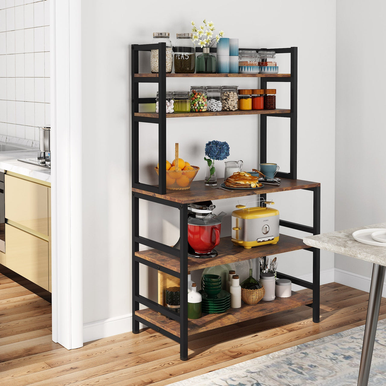 Ziva Kitchen Storage Baker's Rack - 5 Tier