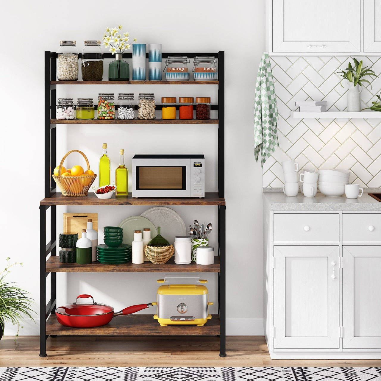 Ziva Kitchen Storage Baker's Rack - 5 Tier