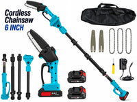 Thumbnail for Mini Chainsaw Cordless Power ChainSaws with Extension Pole