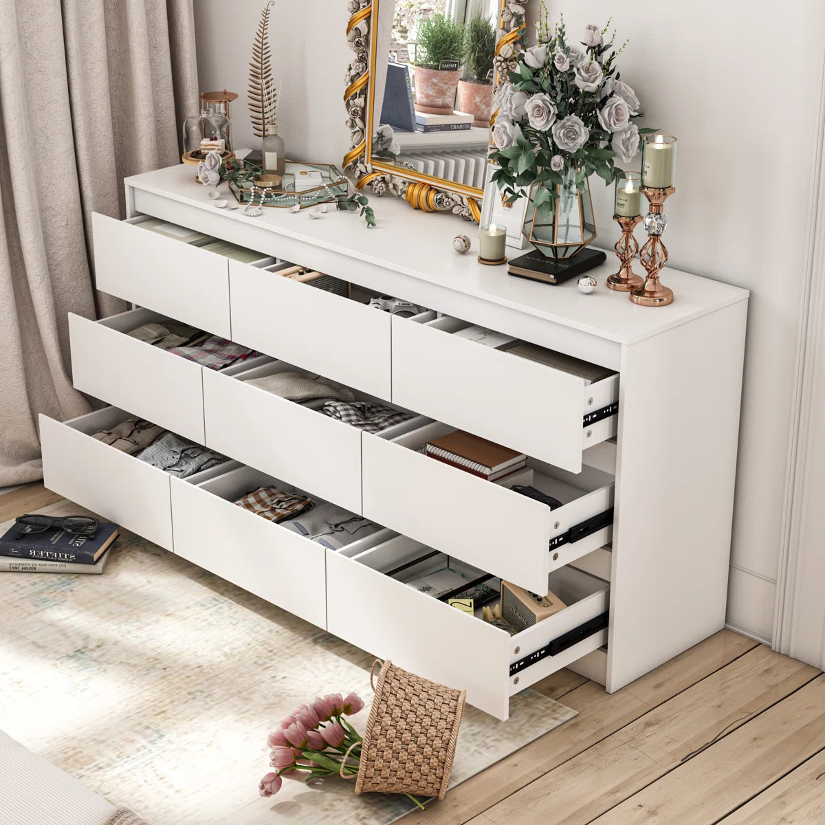 YA-00-00-A_HS177 Lowboy 9 Drawers Dresser