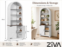 Thumbnail for YA-00-00-A_HS178 Arched Bookshelf