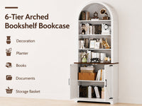 Thumbnail for YA-00-00-A_HS178 Arched Bookshelf