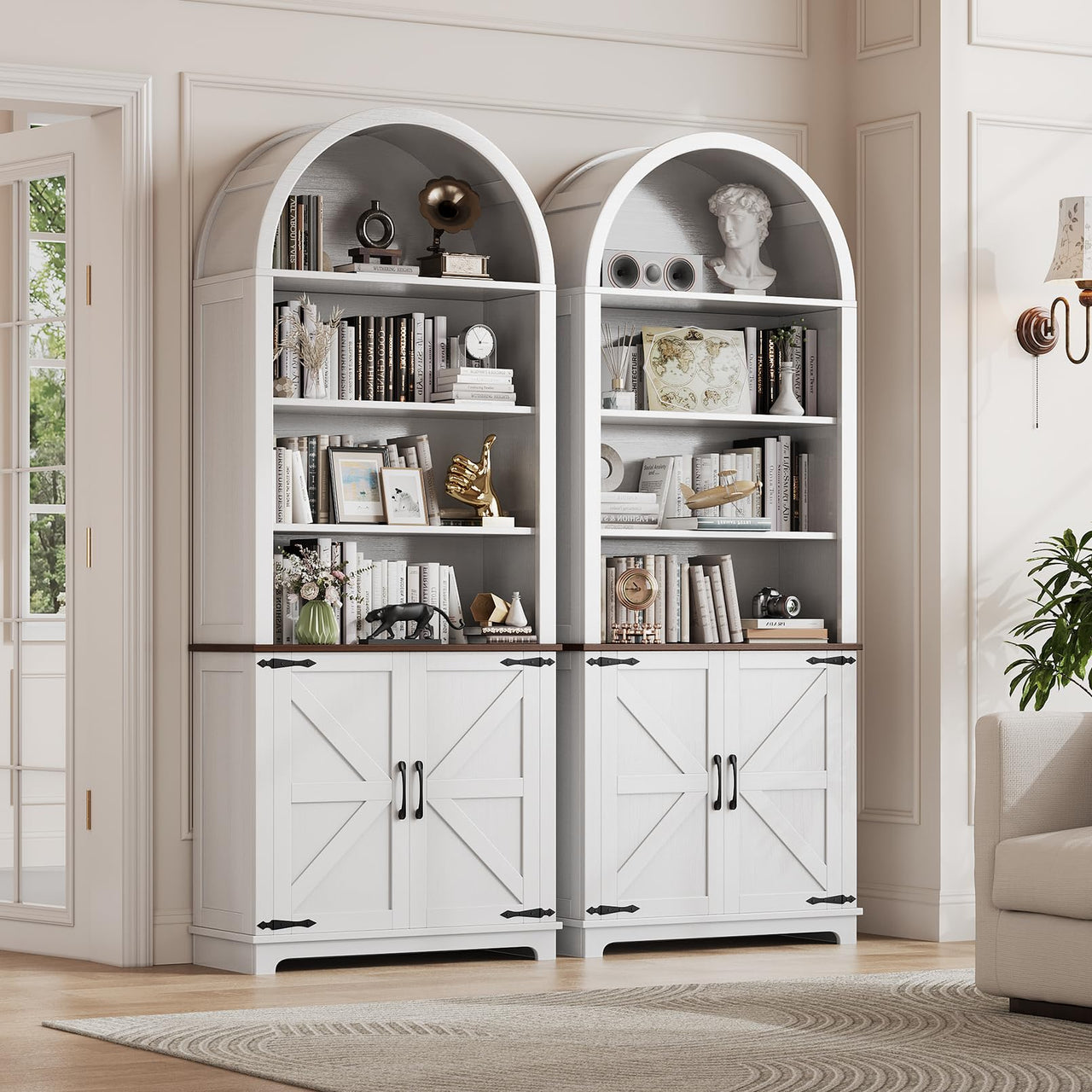 YA-00-00-A_HS178 Arched Bookshelf