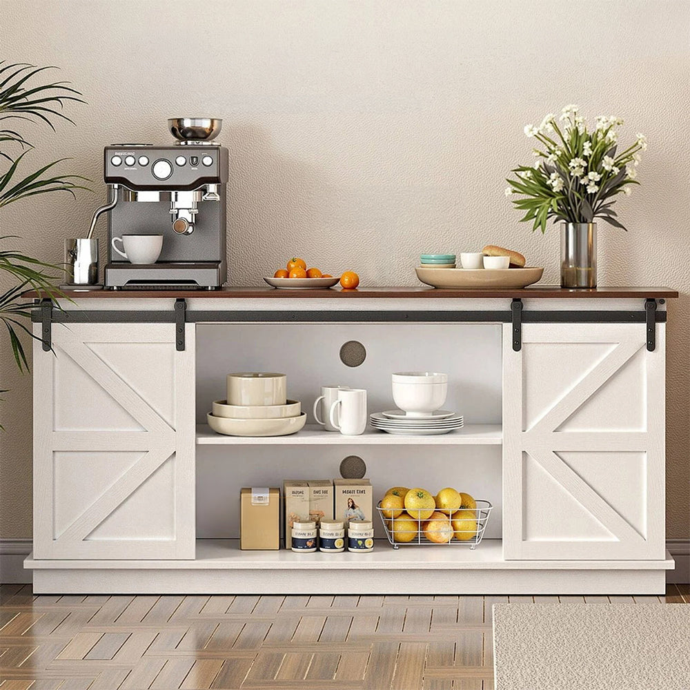 Entertainment Unit TV cabinet with Sliding Door