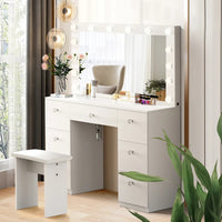 Thumbnail for ZiVa Vanity Dressing Table with HD Mirror
