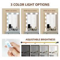 Thumbnail for ZiVa Vanity Dressing Table with HD Mirror