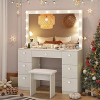 Thumbnail for ZiVa Vanity Dressing Table with HD Mirror