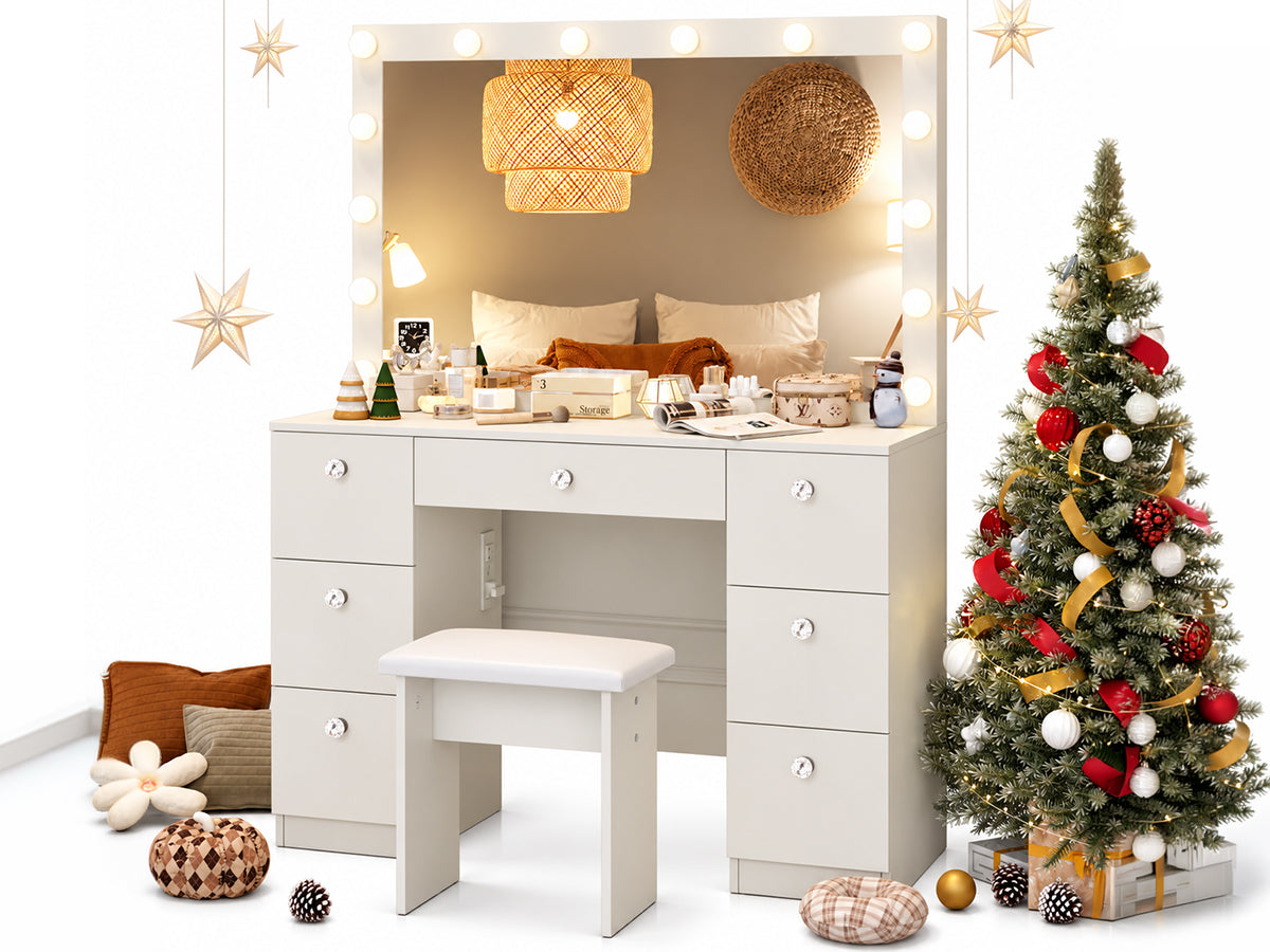 ZiVa Vanity Dressing Table with HD Mirror