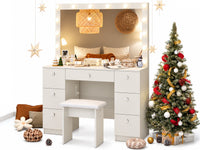 Thumbnail for ZiVa Vanity Dressing Table with HD Mirror