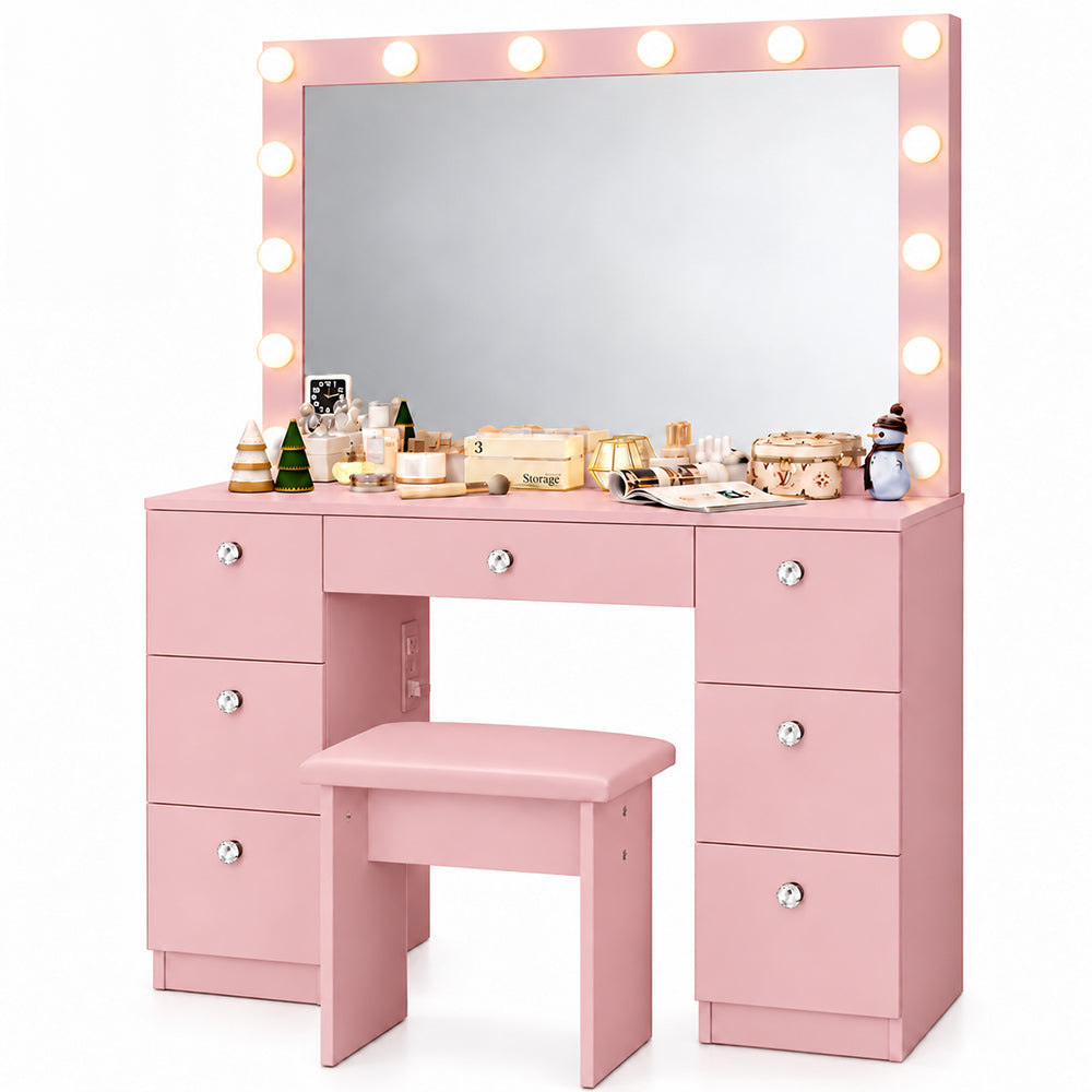 ZiVa Vanity Dressing Table with HD Mirror