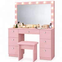 Thumbnail for ZiVa Vanity Dressing Table with HD Mirror
