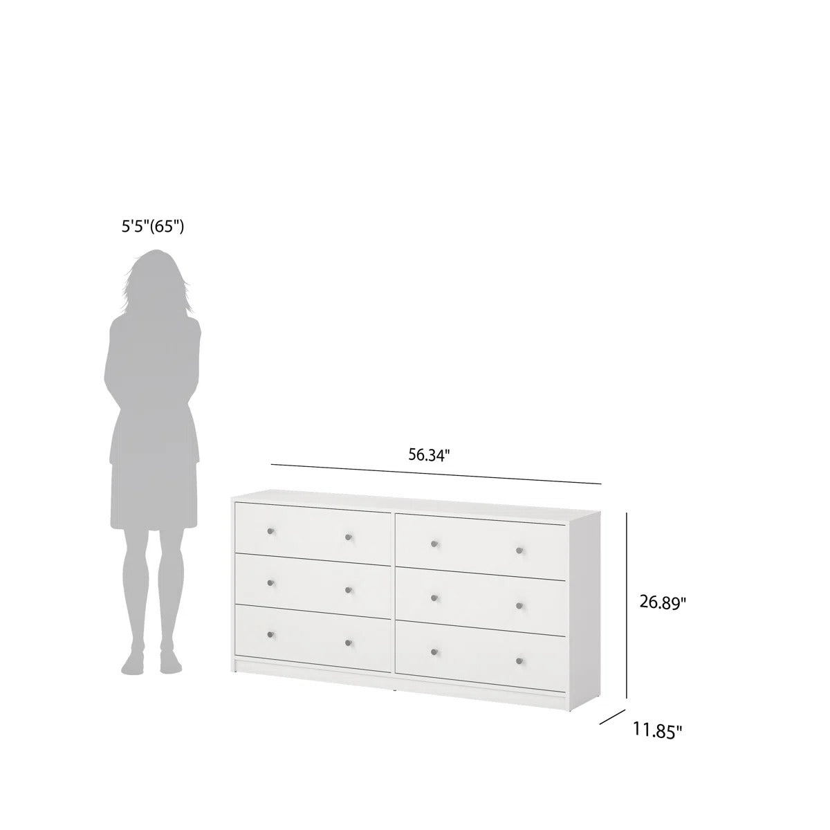 Lowboy Chest of Drawers & Dressers