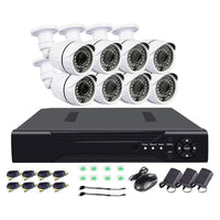Thumbnail for Security camera system DVR connected to monitor