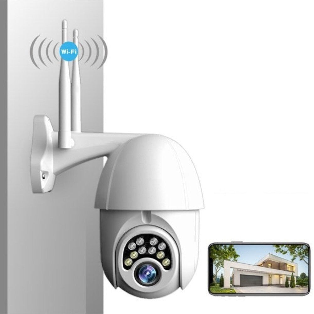 Security camera with waterproof IP66 rating