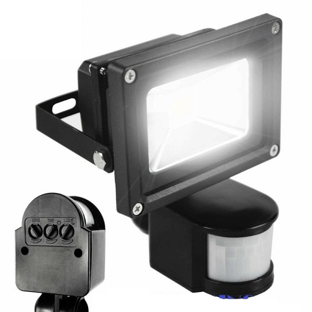 Side angle of motion sensor flood light