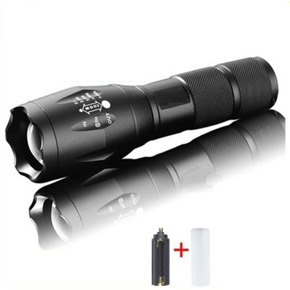 LED torch zoomable beam with aluminium alloy body