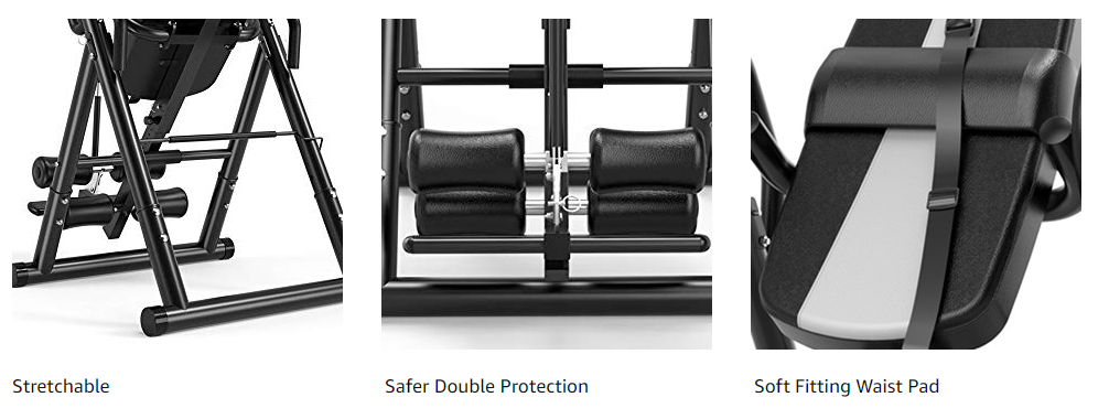 Inversion Table with Headrest Gravity Inversion Table