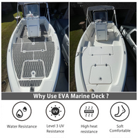Thumbnail for Boat flooring mat rolled up for easy transport