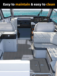Thumbnail for EVA foam marine decking sheet cut to fit boat deck