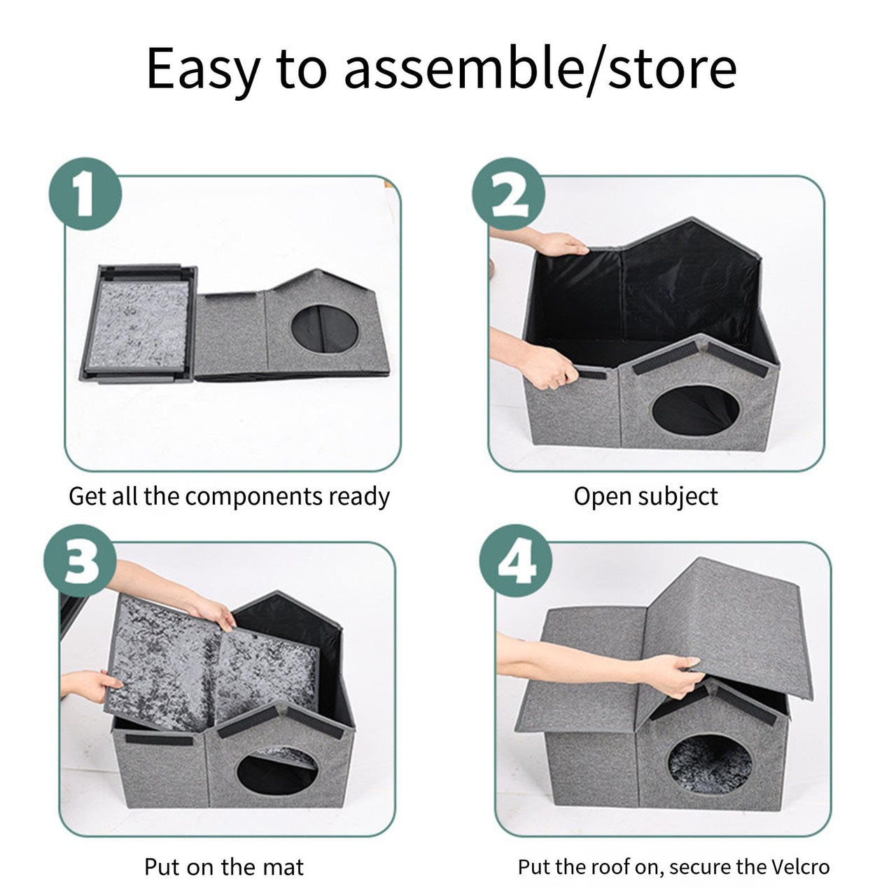 Large Foldable Waterproof Outdoor Pet House