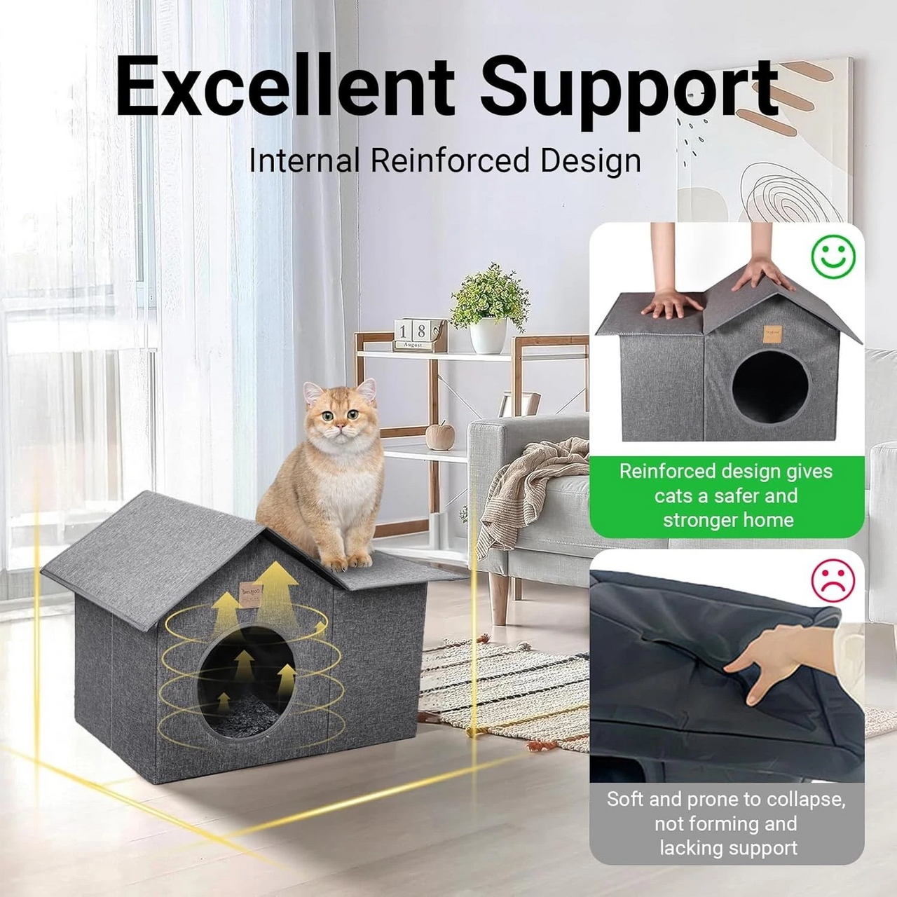 Large Foldable Waterproof Outdoor Pet House