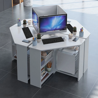Thumbnail for Study Desk Triangular Corner Computer Desk