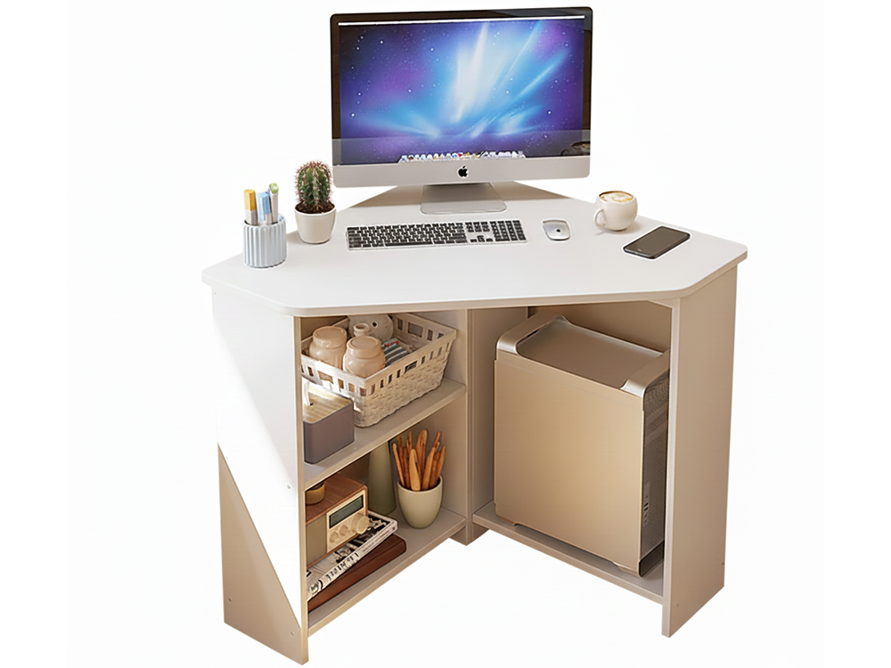 Study Desk Triangular Corner Computer Desk