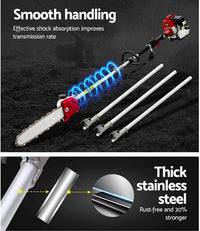 Thumbnail for High-Powered Brush Weed Cutter Saw Hedge Trimmer 10 in 1