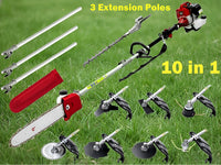 Thumbnail for High-Powered Brush Weed Cutter Saw Hedge Trimmer 10 in 1
