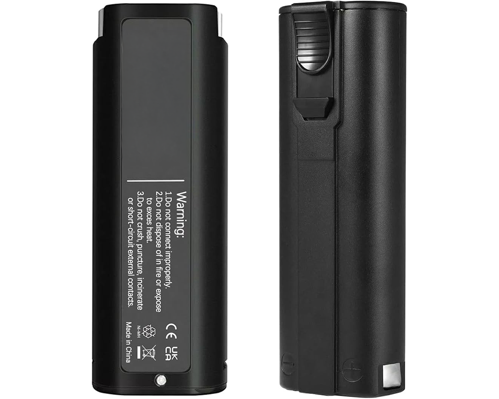 Batteries installed in nail guns