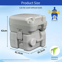 Thumbnail for Portable Toilet for Camping 20L