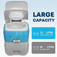 Thumbnail for Portable Toilet for Camping 20L