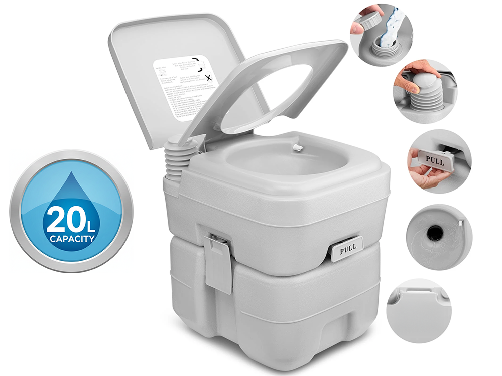 Portable Toilet for Camping 20L
