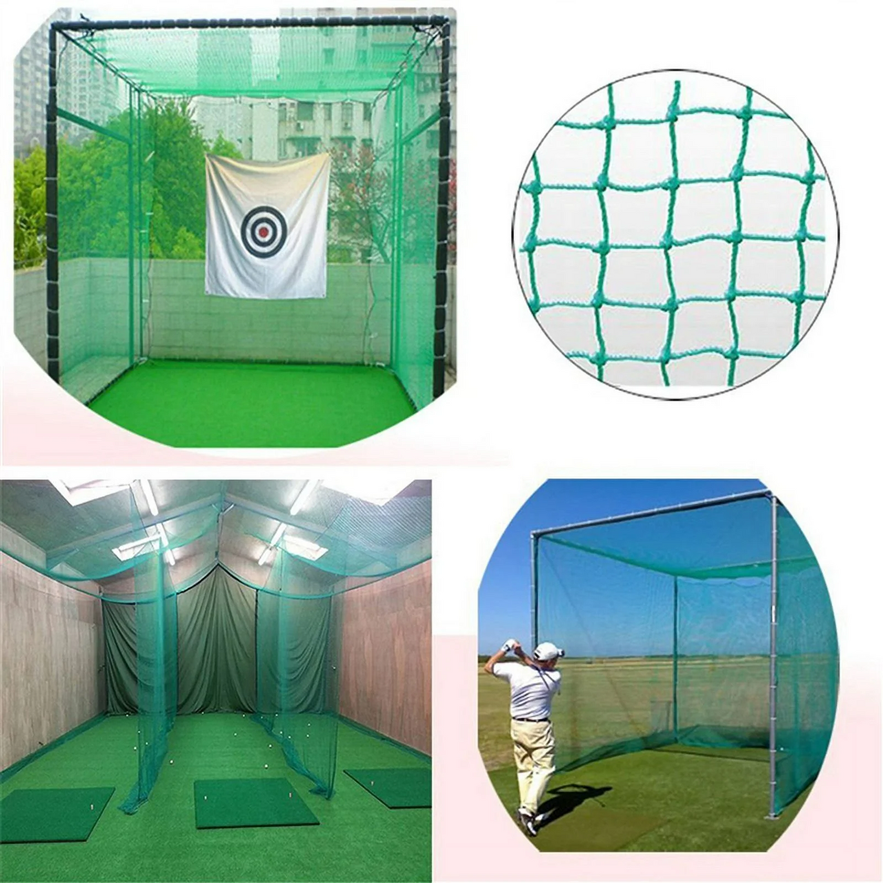 3x3M Golf Practice Net Golf Training Mesh Netting
